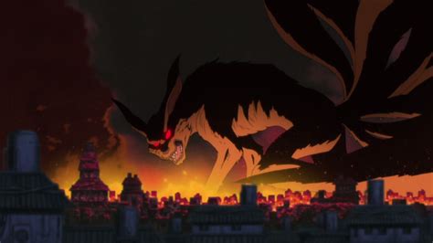 How many times was the nine tailed fox used to attack the leaf .